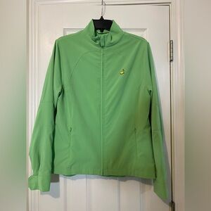 Masters Golf Magnolia Lane Collection Green Jacket Full Zip Lined Size S